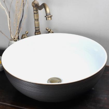 Handmade ceramic basin.C-1062