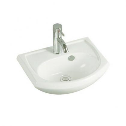 Semi-recessed basin for Cloakroom (5045)