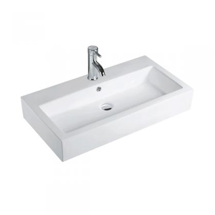 800 rectangular wash basin on bathroom furniture (3707)