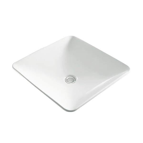 Square Vessel Sinks Ceramic Basin Ceramic Lavabo Small Bathroom