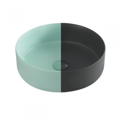 Color glazed basin for bathroom vanity top (3090)