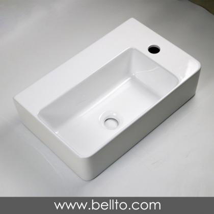 Off set bowl wall hung wash basin  (3201)