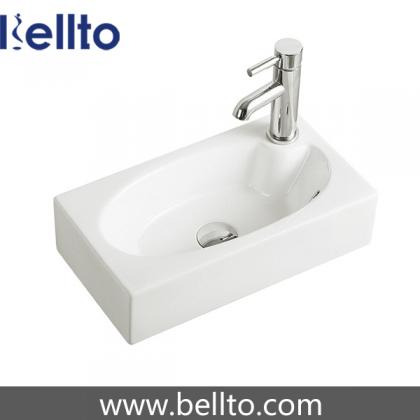 Rectangular wall hung bathroom basin (3607)
